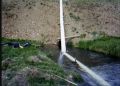 The dam owner needed to rely on a siphon to finish out the irrigation season